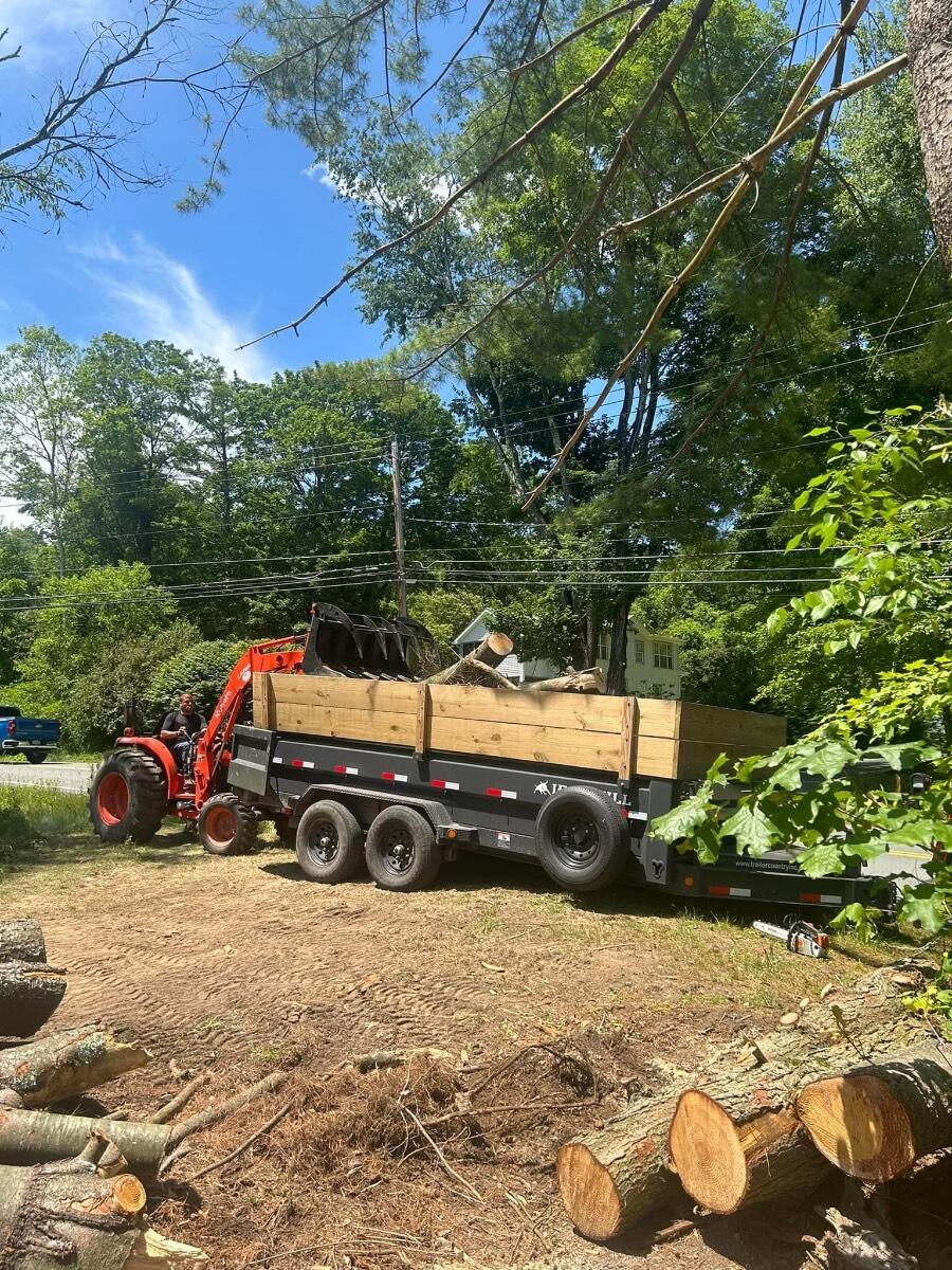 2023 Iron Bull 7x16 dump trailer