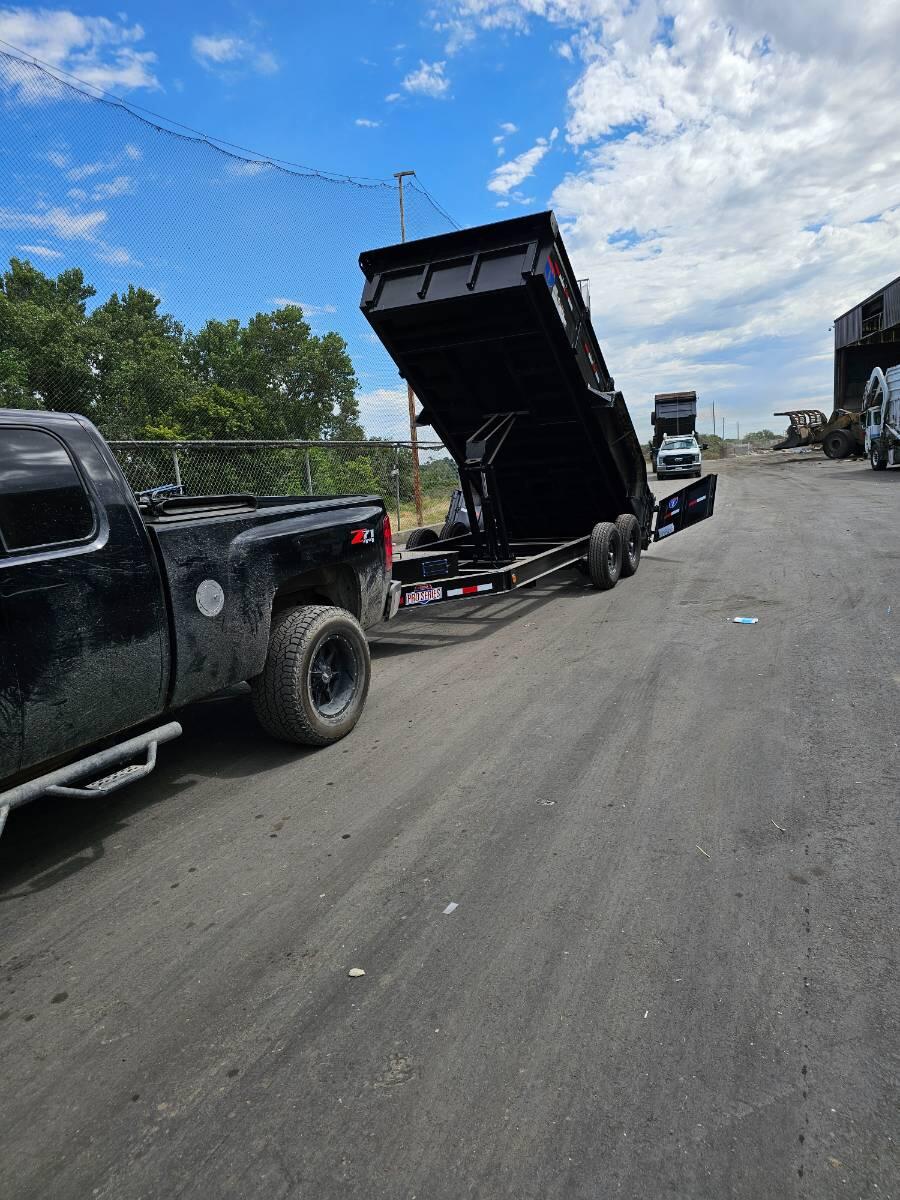 2024 Trailers plus 7x16 dump bumper pull