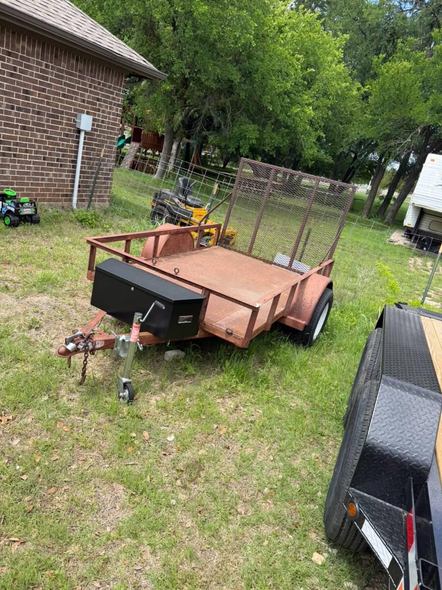 2024 Home made Utility trailer with straps
