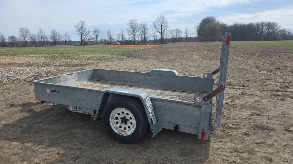 2014 Feeling FT-3-G Flat bed trailer with loading