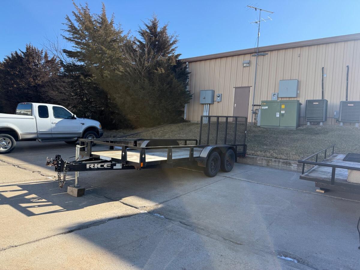 2019 Rice 7x16 Utility with Ramp