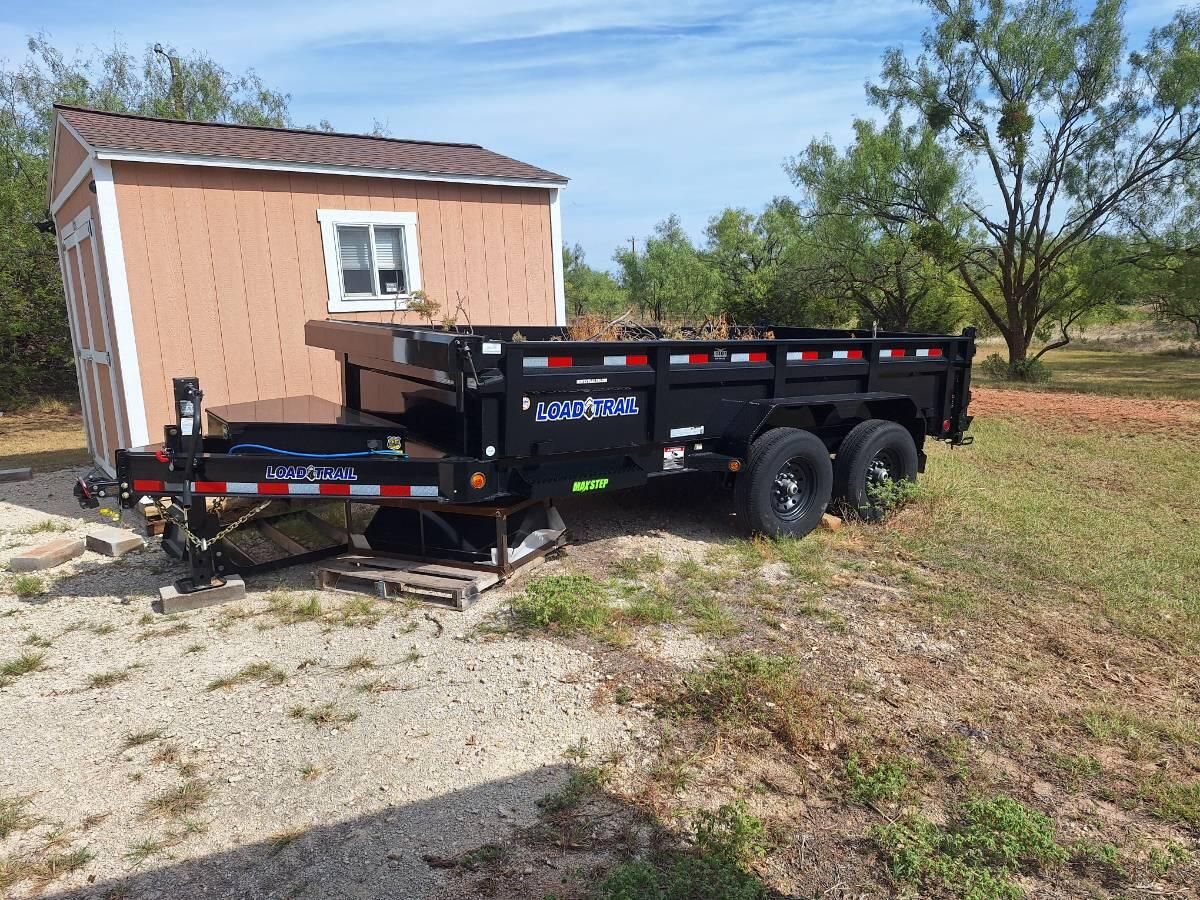 2024 load trail 14 ft dump trailer