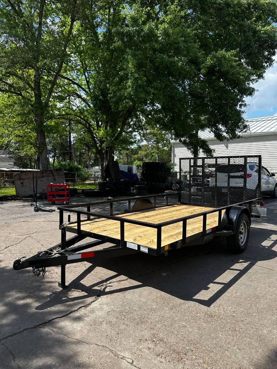 2025 C And M Utility 6.4 x 12 Trailer with Gate