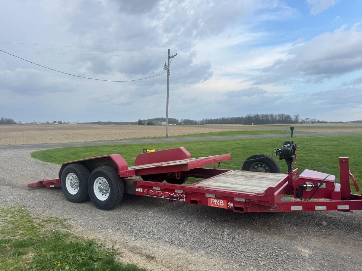 2023 Trailerman 24&rsquo; tilt deck 4&rsquo; rigid