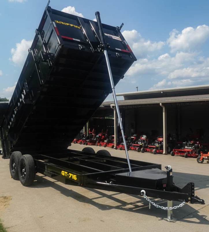 2025 United 16 ft Dumpster Trailer 16 ft Hydrolic Lift Dumpster