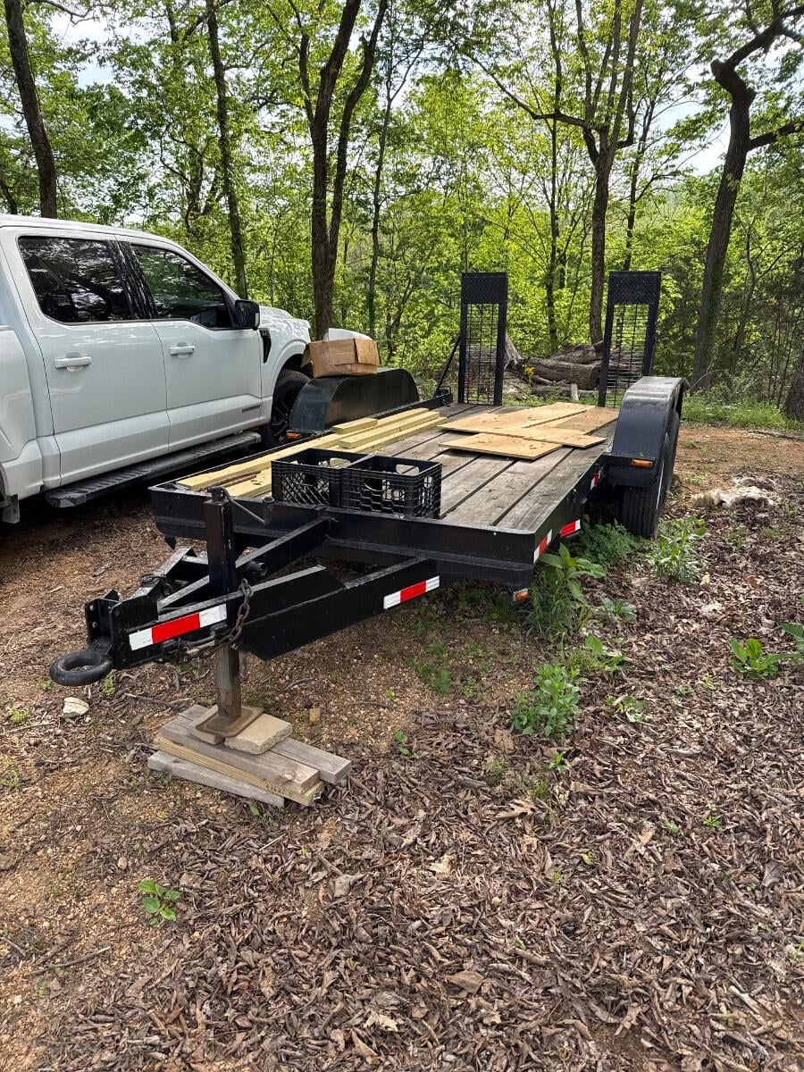 2014 Skid steer 14 ft Skid steer trailer