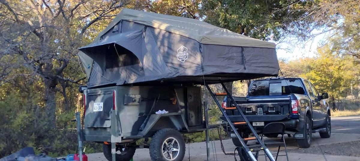 2025 Custom Overlanding trailer with rooft