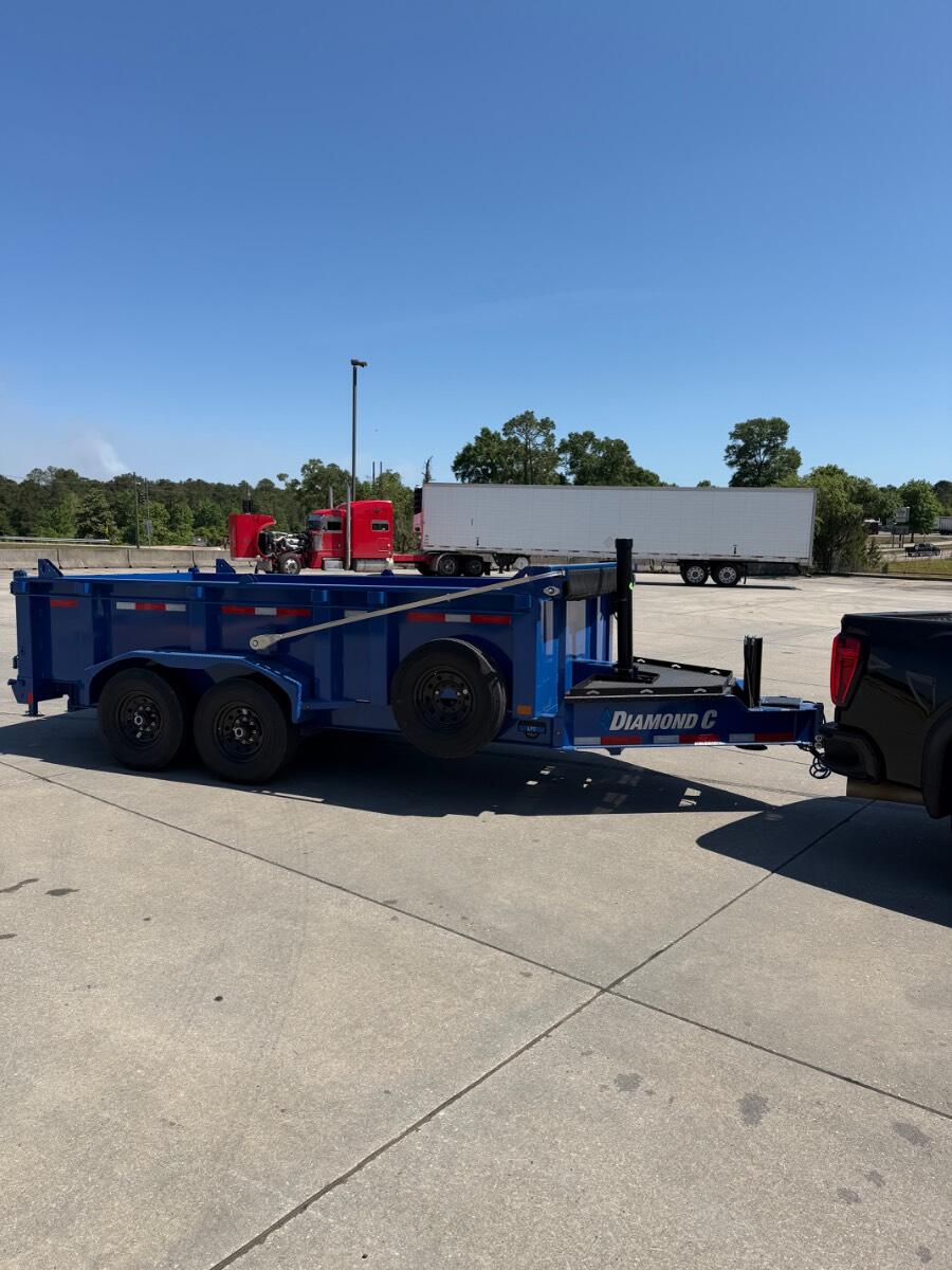 2025 Diamond C 7X14 Dump Trailer 14900 GVWR