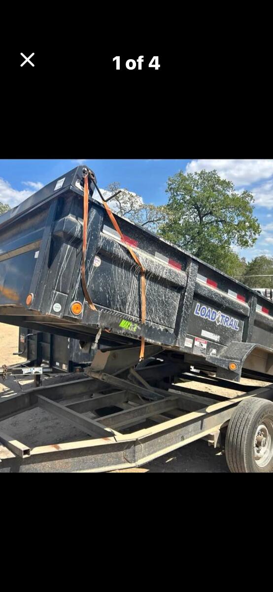 2017 Load trail 16x7x2 hydraulic dumpntrailer