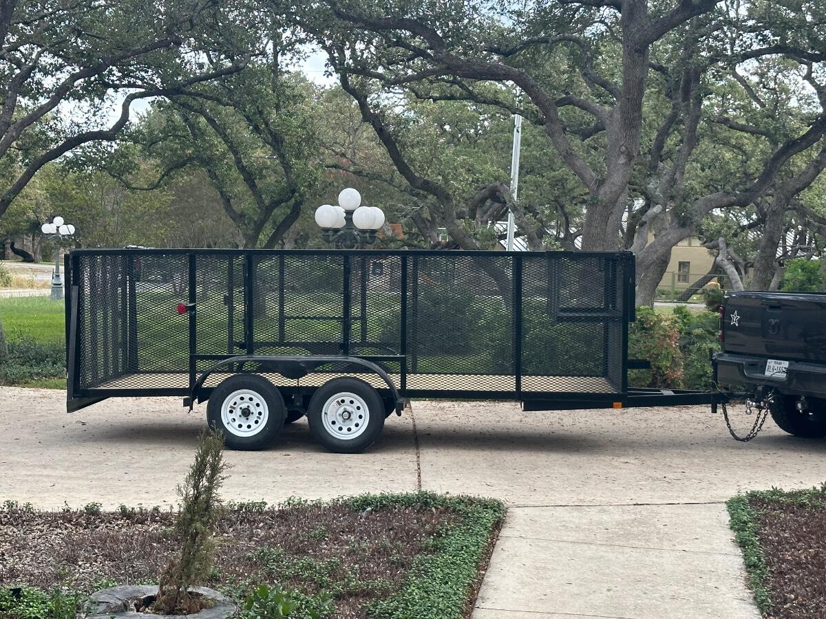 2000 Home Landscape trailer.  Dual axle