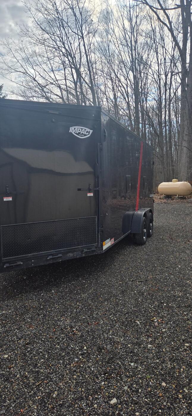 2022 impact sub zero 23ft enclosed trailer