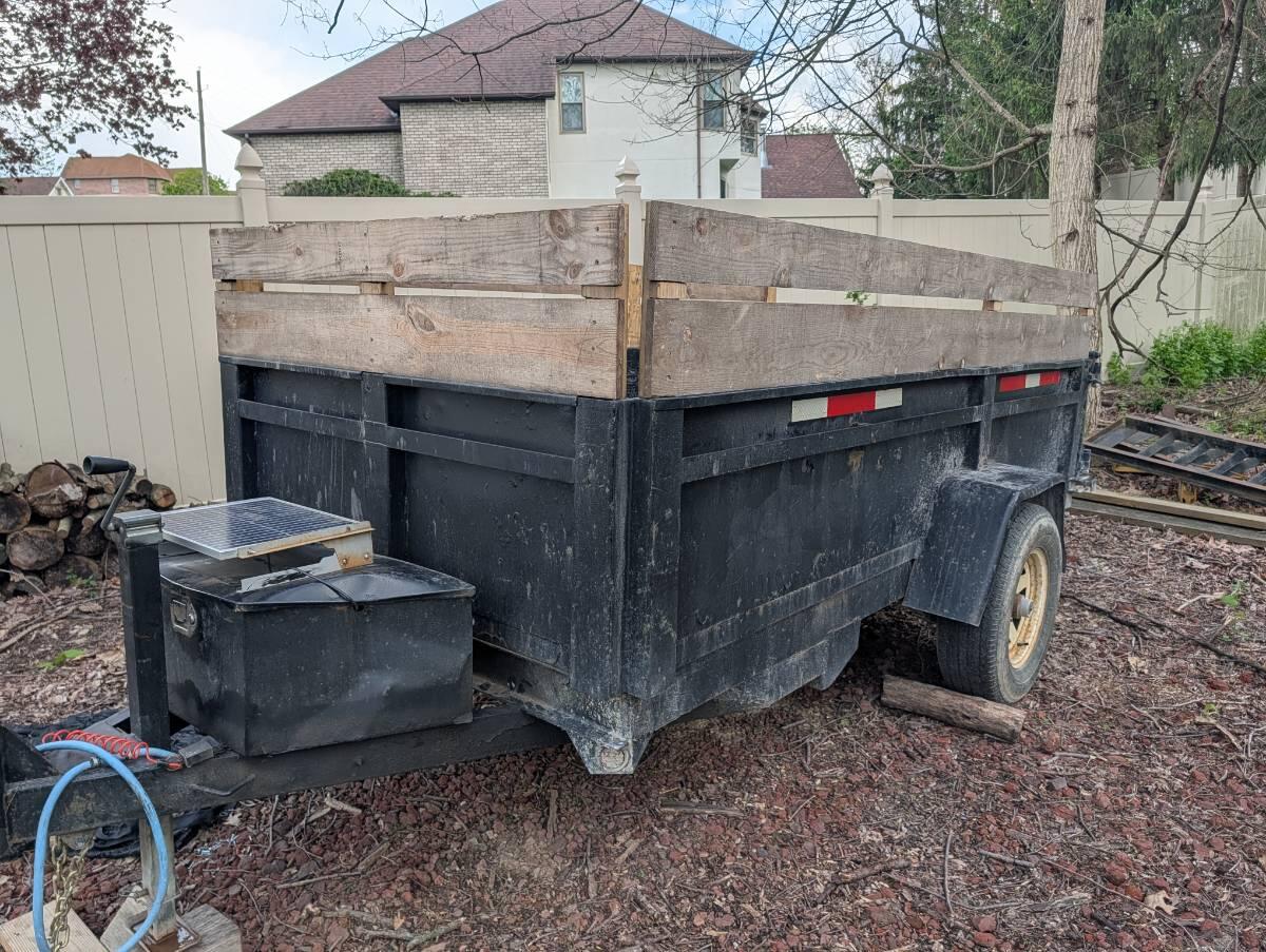 2015 Bri Mar 5x10 dump trailer. Opt. Ramps