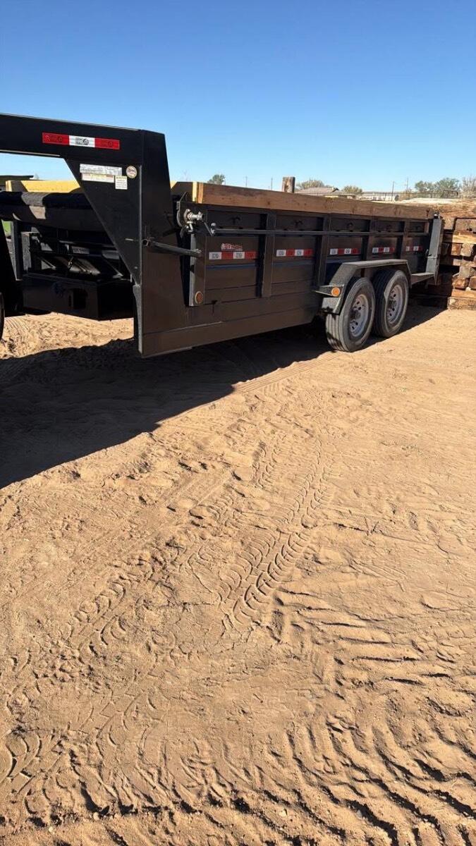 2023 GT 16&rsquo; dump gooseneck trailer
