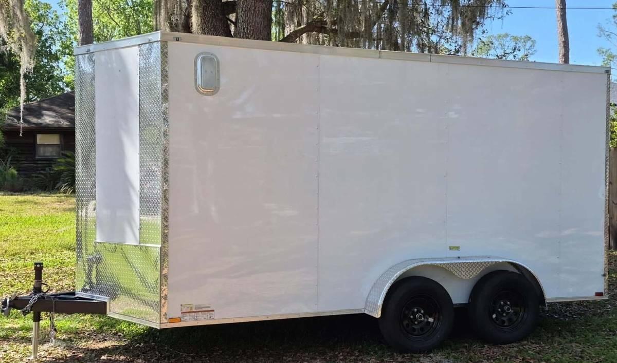 2026 Hook & Line Cargo 7x14 w/ 7ft interior height