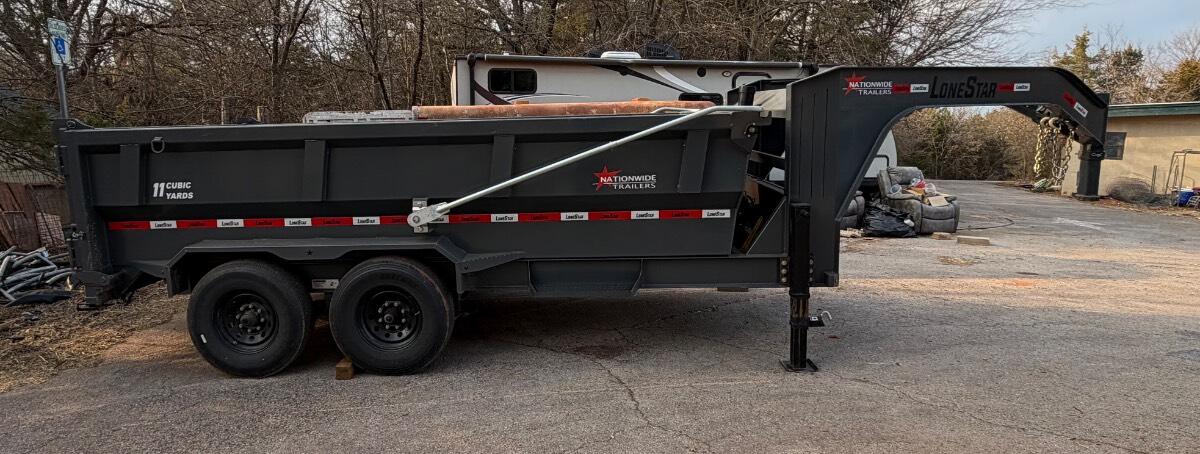 2025 Metalium Industries 16’ Gooseneck Dump Trailer