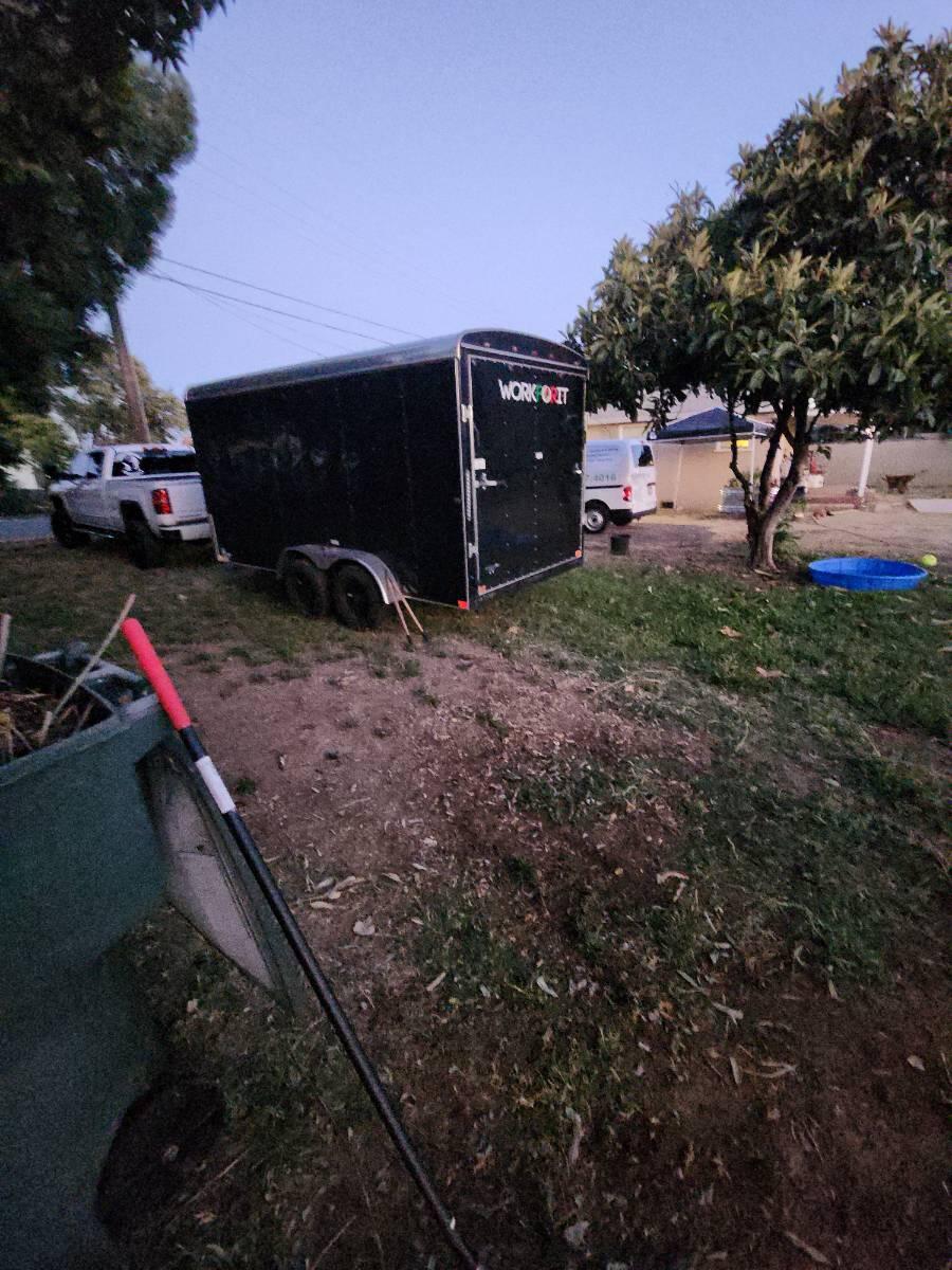 2022 Interstate 7x14 enclosed trailer with ram