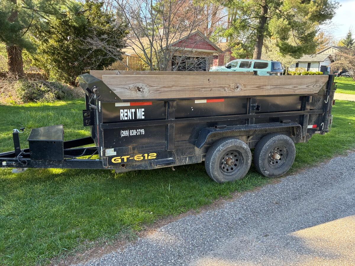 2024 Griffin GT612 6x12 Dump Trailer