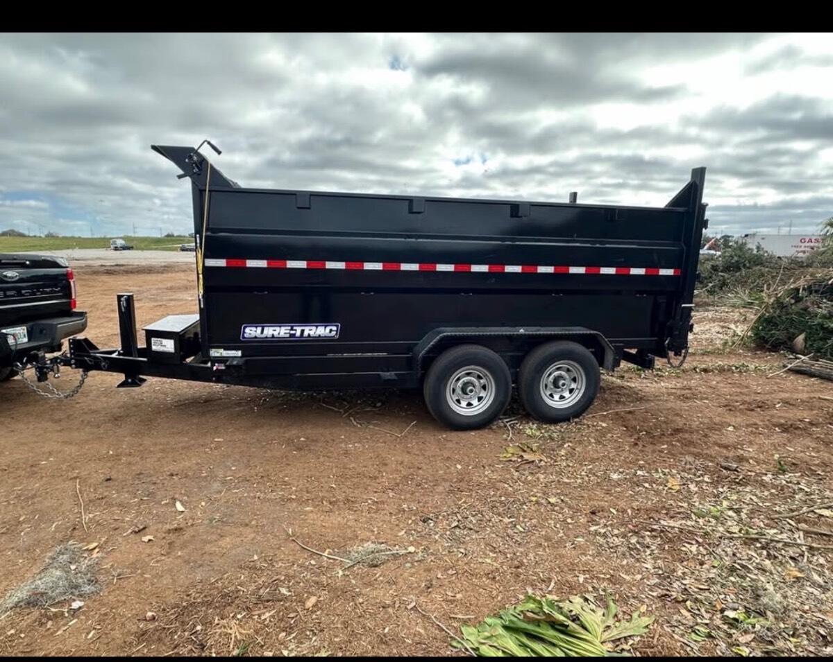 2023 Sure Trac 7x14x4 foot sides 14 ply tires
