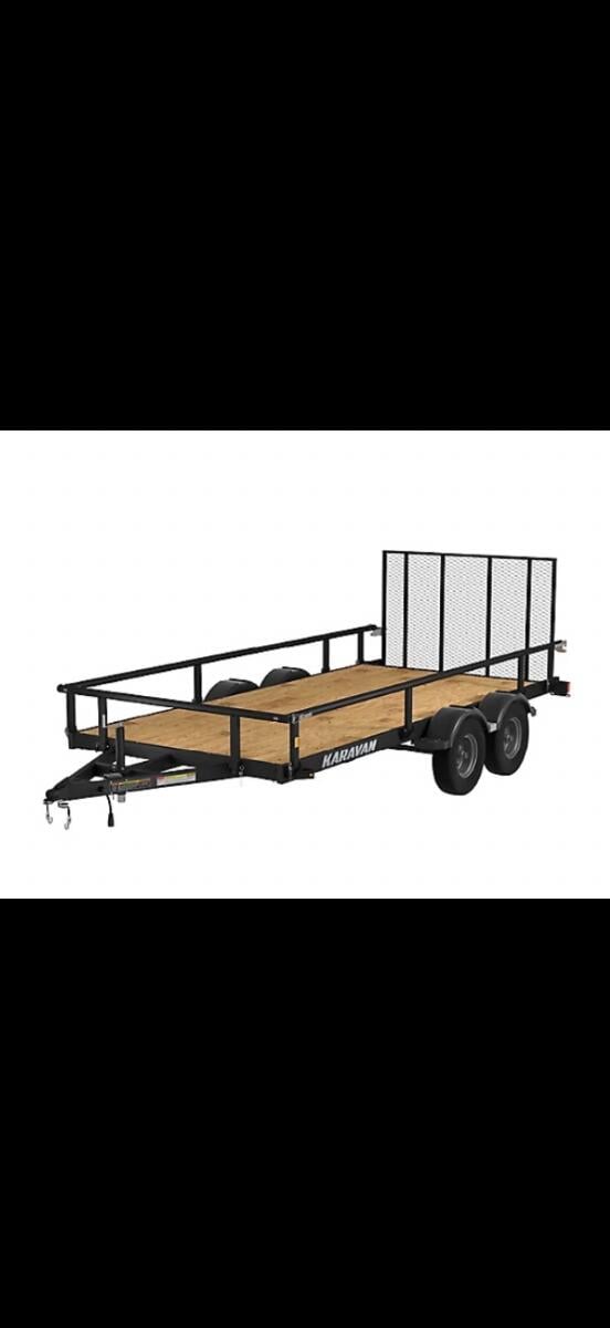 2025 Karavan Utility trailer with ramp