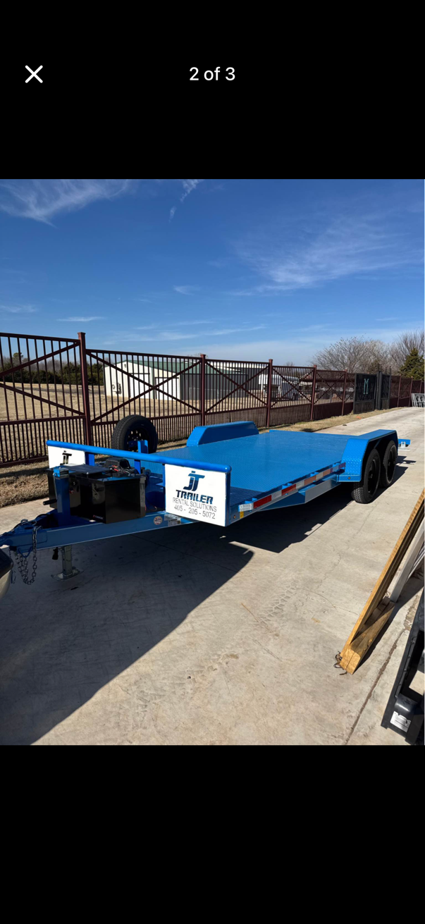 2026 J & C Car Hauler 18 foot Winch Brakes