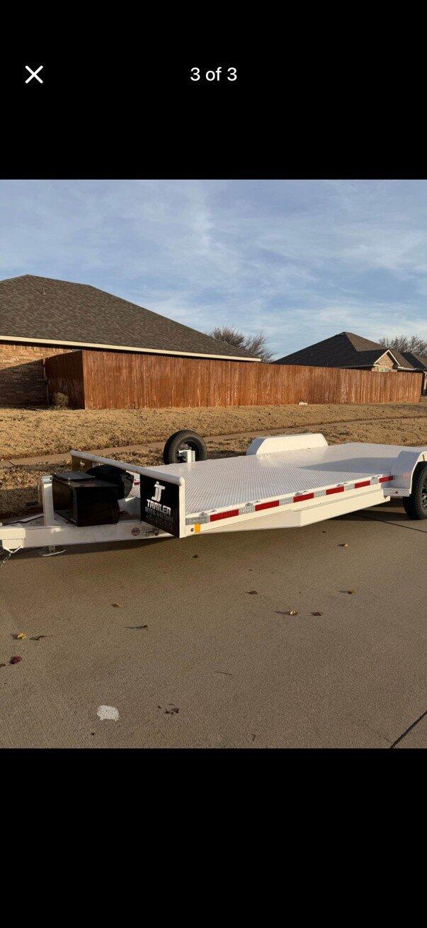 2026 J & C Car Hauler 20 foot Winch Brakes