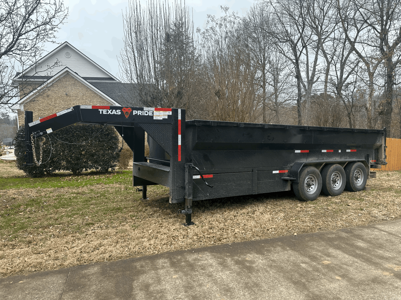 2022 Texas Pride 7x20x3 GN Dump trailer 24000k GVWR