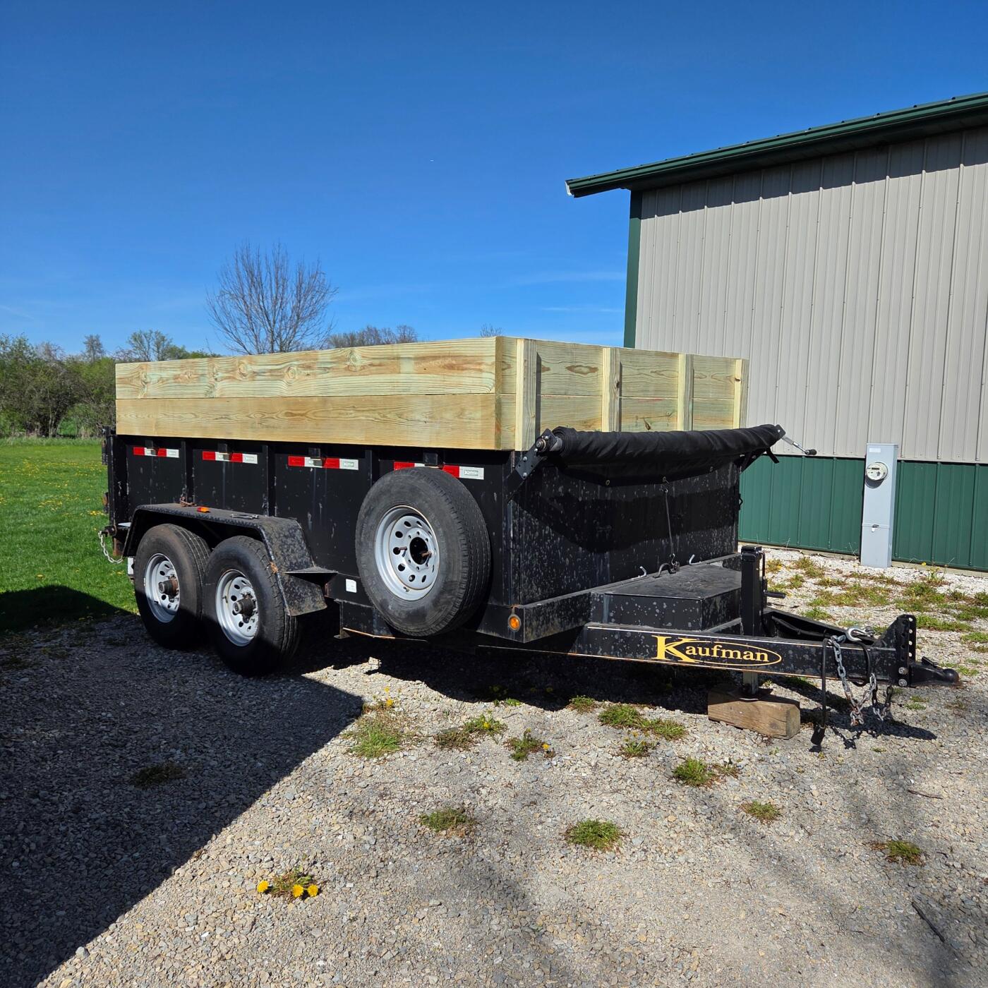 2014 Kaufman 12' Dump Trailer
