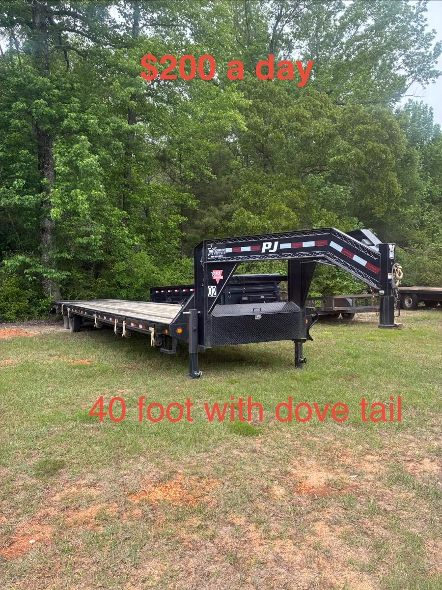 2022 Pj 40 ft gooseneck dovetail