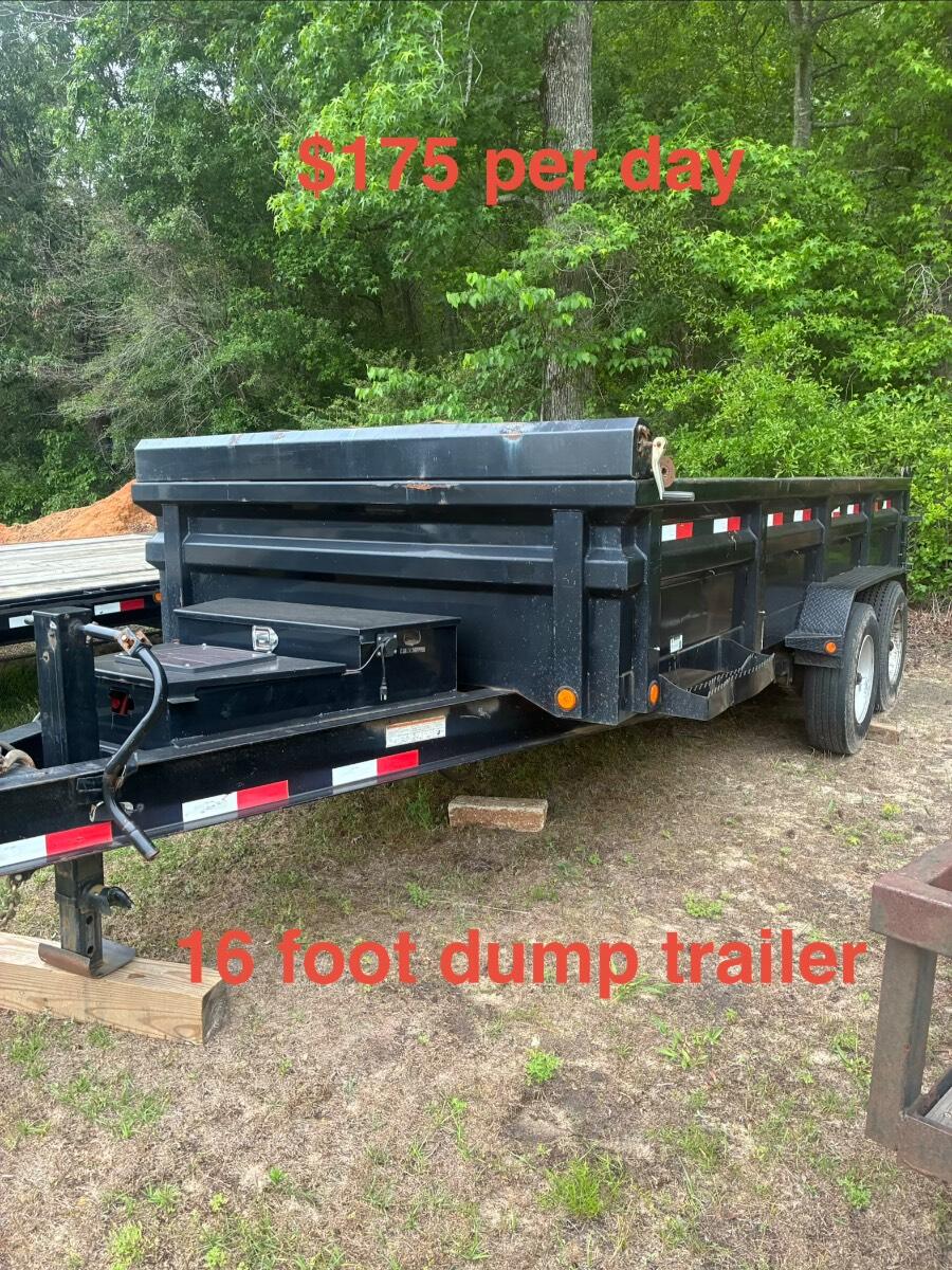 2020 Dump trailer 16 foot dump trailer