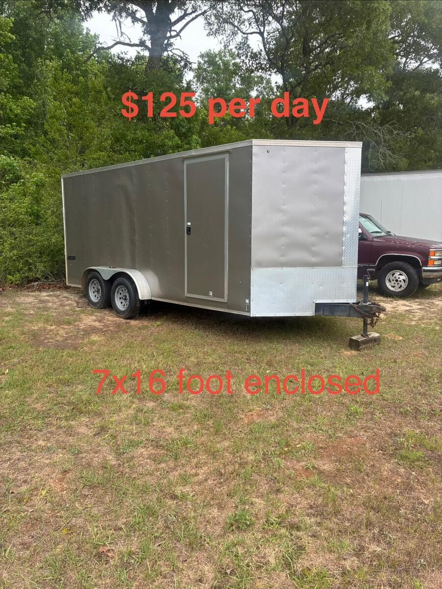 2020 Enclosed 7x16 with gate