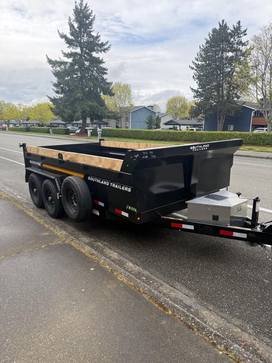 2026 Southland trailers 7x14 14k dump trailer