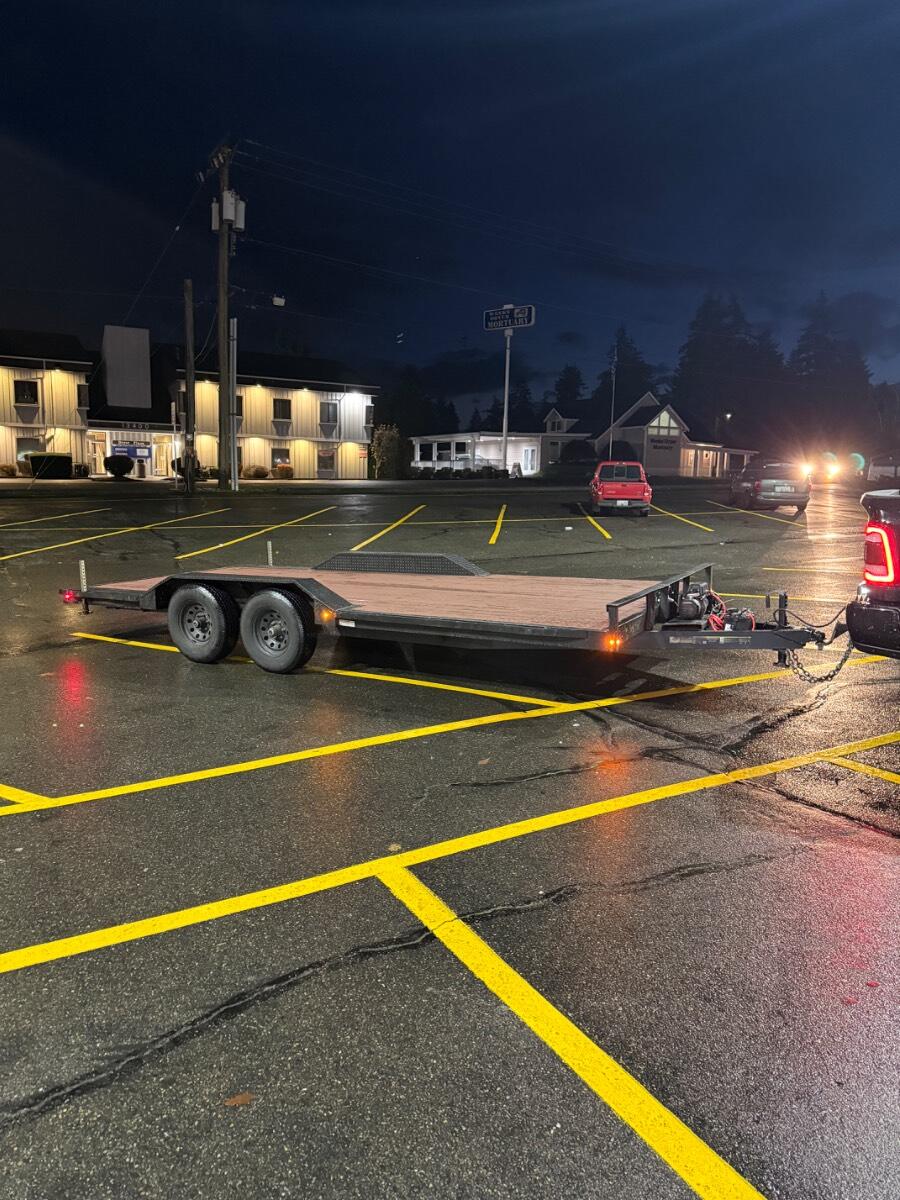 2020 Carry on 8.5x18 10k flatbed with winch