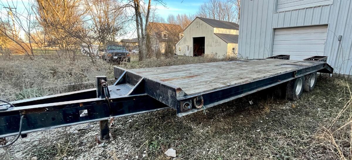 2008 Homemade 24’ bumper pull, pintle hook