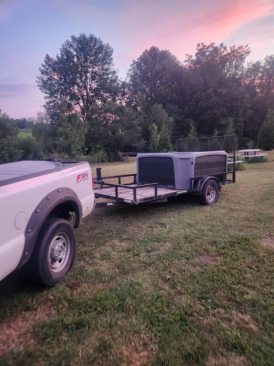 2018 Best Single axle utility with ramp