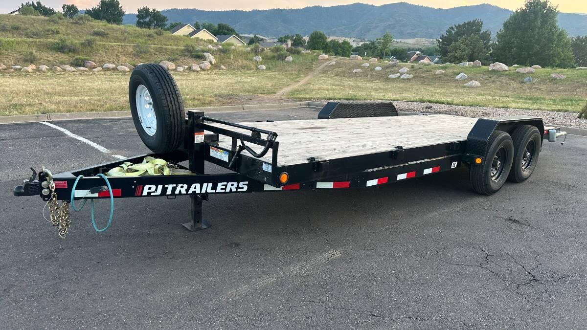 2023 PJ 7.5ft X 20ft 14k GVWR 20ft LOWBOY EQUIPMENT