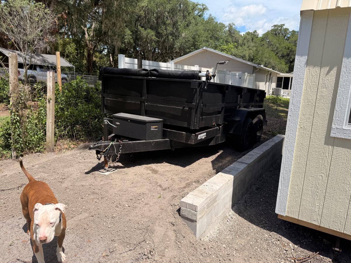 2003 Anderson Trailers 8k dump trailer dual axle.