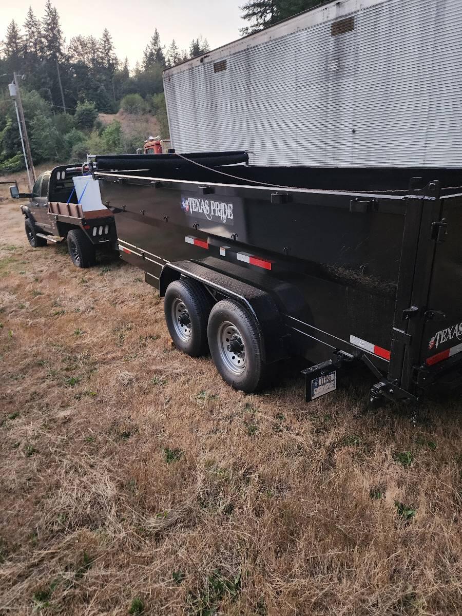 2025 Texas pride 16ft 13k dump trailer