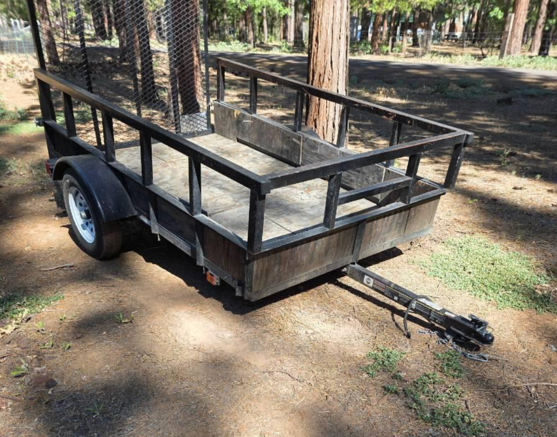 2001 Ruged Utility trailer with drop ramp