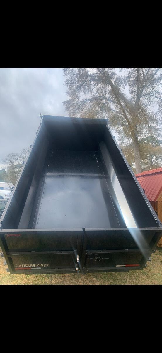 2025 Texas Pride 16 yard w/ 4ft sides. 16k gvwr