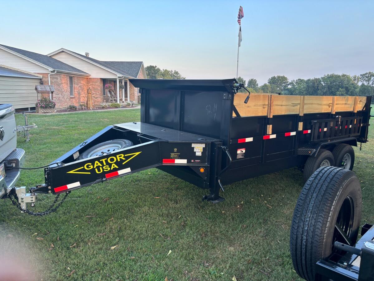 2025 Gatormade Dump Trailer 7x14