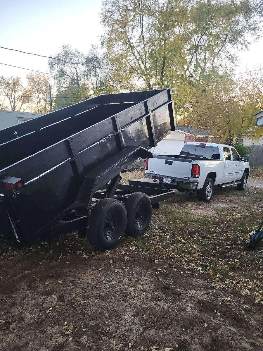2011 Liberty 7&times;16 dump trailer