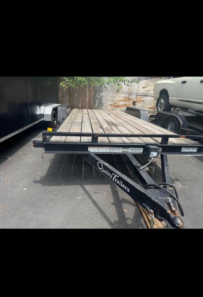 2022 quality inc 18ft car  trailer