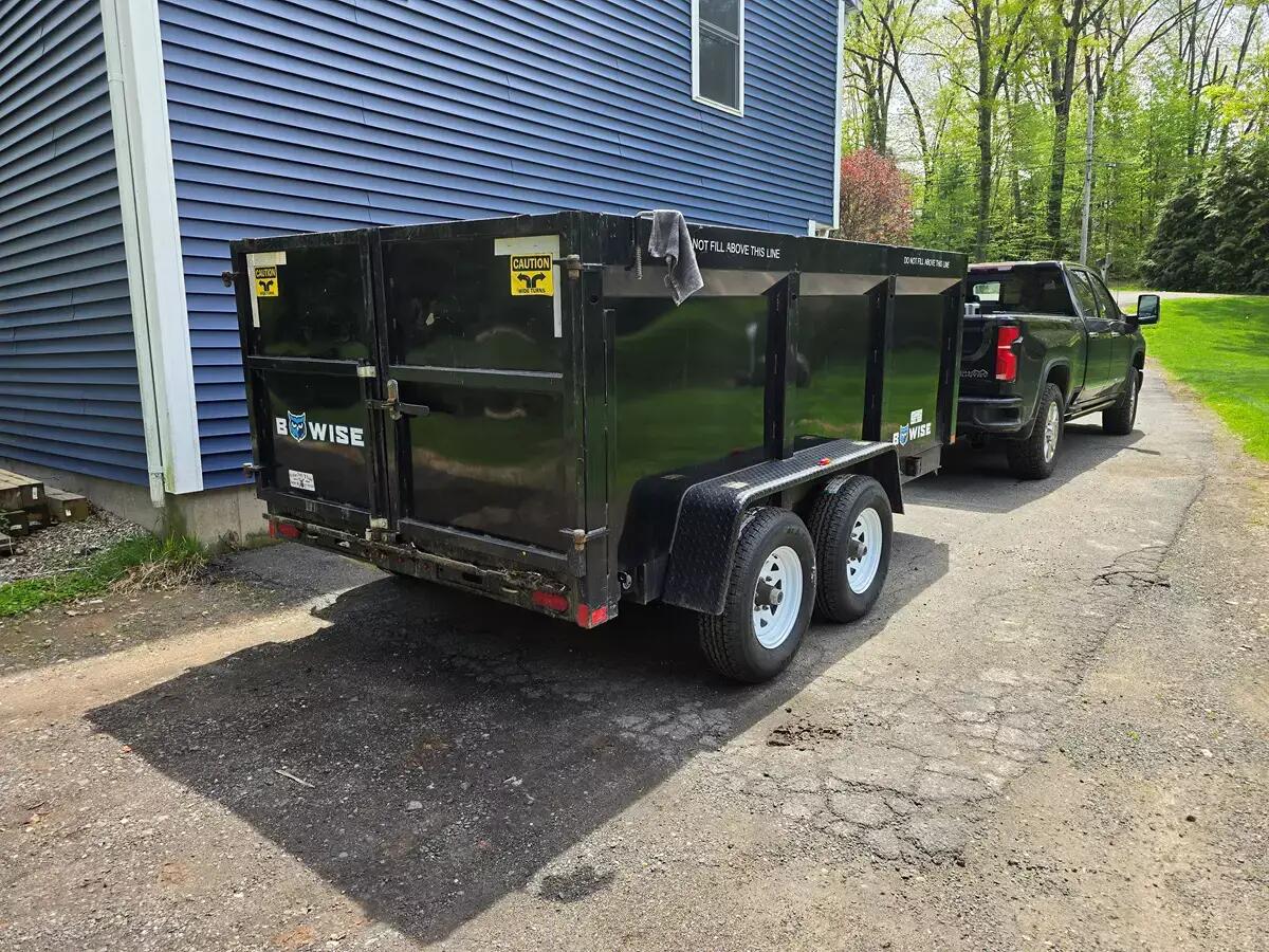 2025 Bwise DT612LP High side 6x12 dump trailer