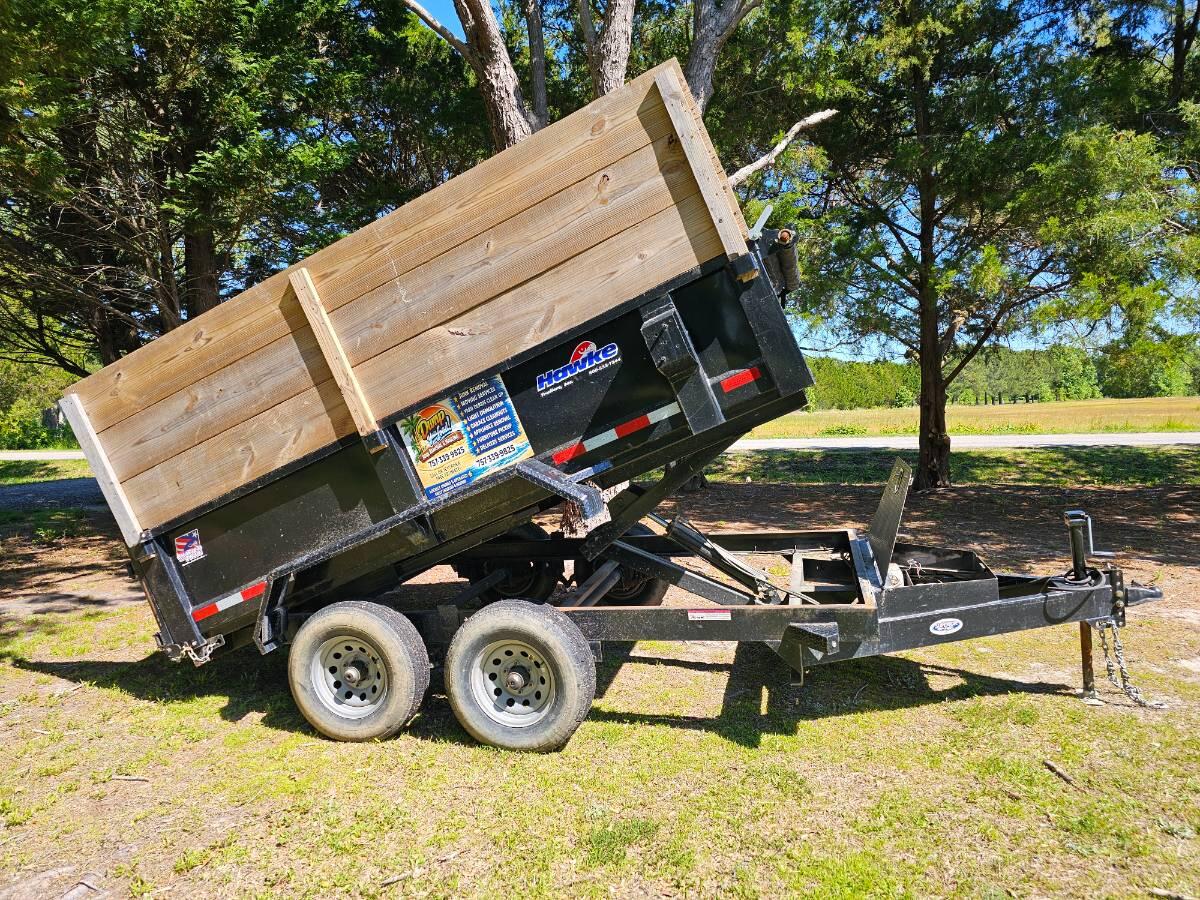 2024 Hawk 14K Hydraulic Dump Trailer 6x12