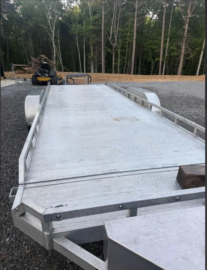 2020 Aluma Tilt car trailer aluminum 22ft