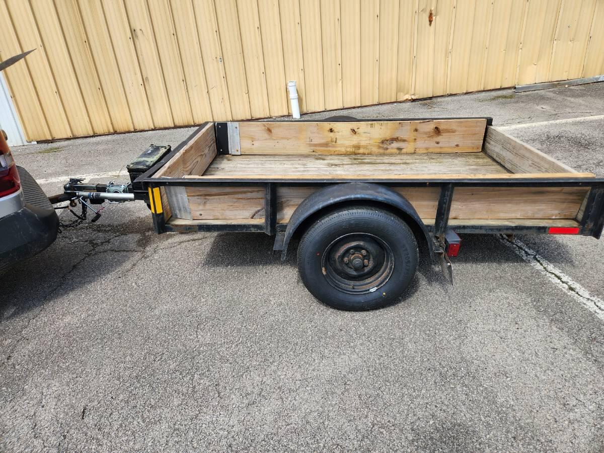 2015 Homemade 5x8 tilt trailer w/ramps, 2in