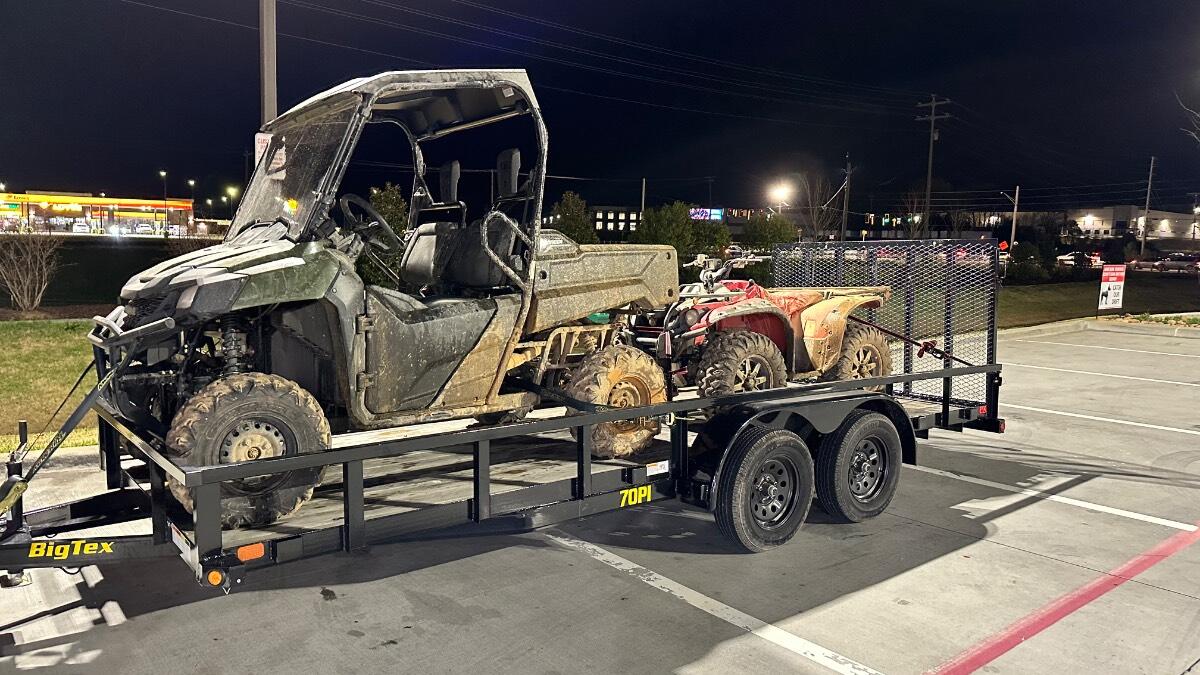 2023 BigTex 20 foot utility trailer