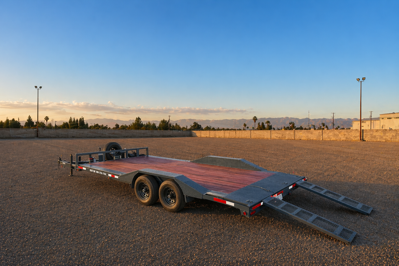 2025 SKY 10K CAR HUALER W/WINCH & DRIVE OVER FENDERS