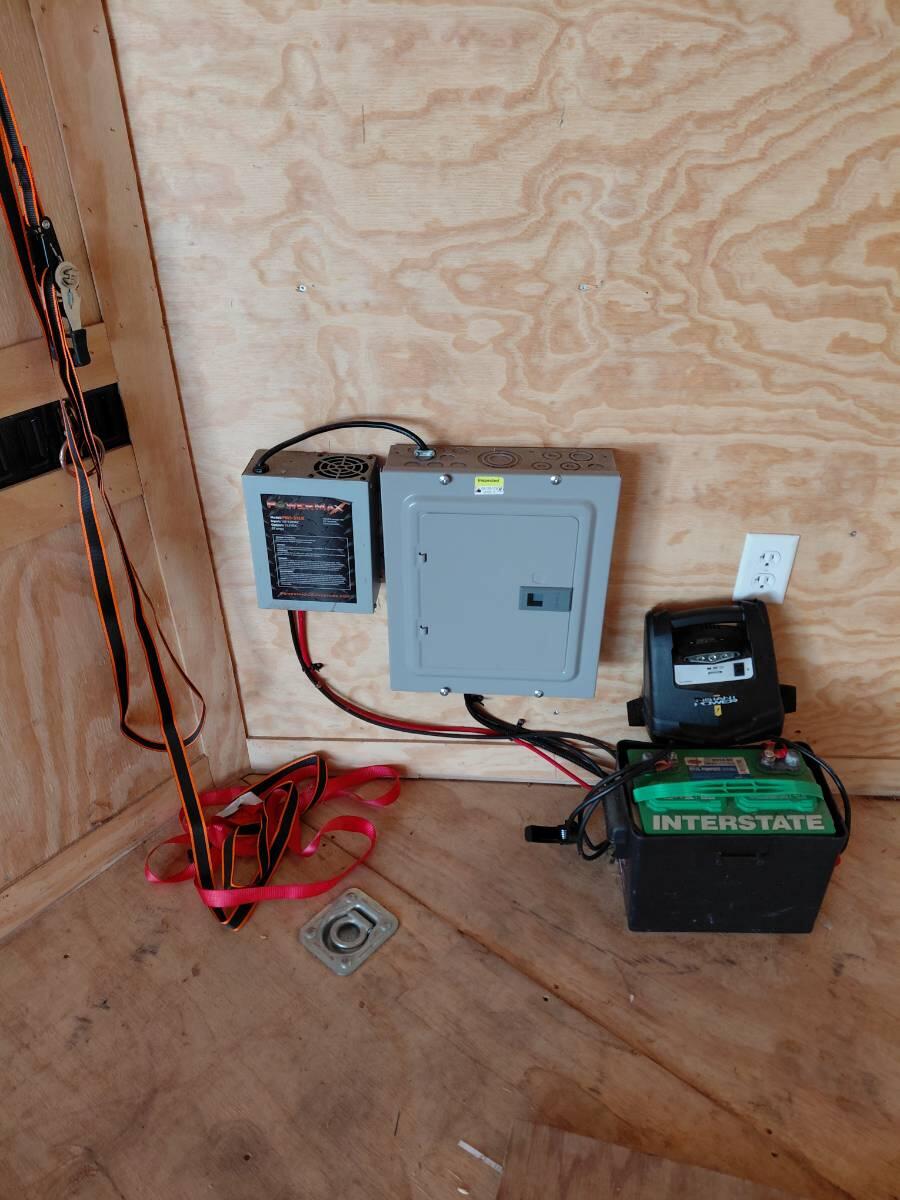 2024 Freedom Enclosed trailer is 8.5' X 20'