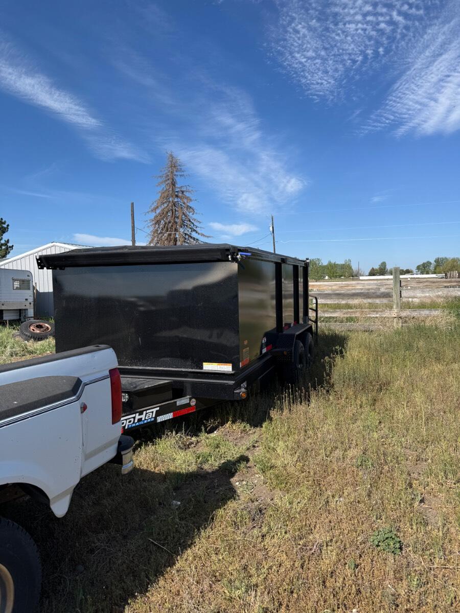 2026 Tophat Dump trailer, equipment hauler